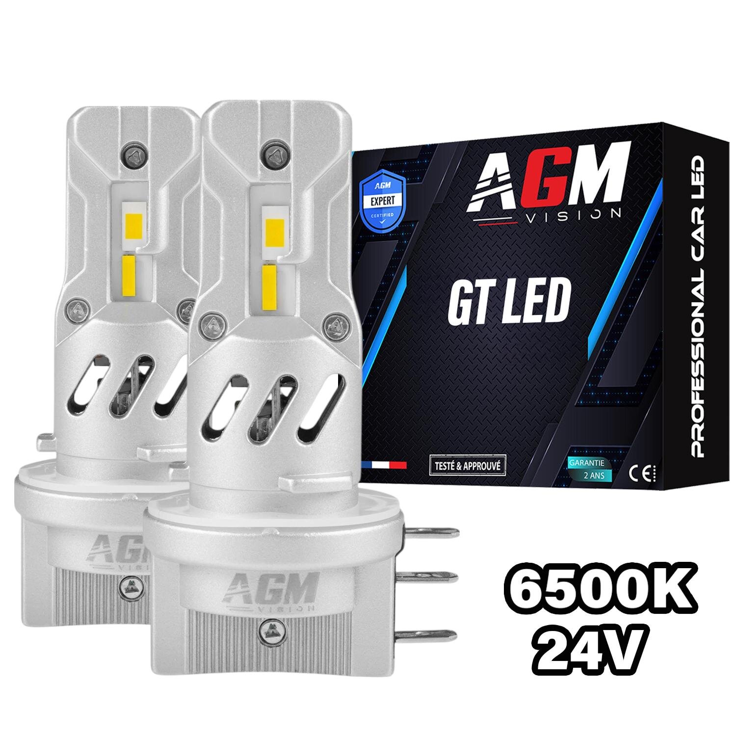 Kit Lâmpadas LED H15 GT - BRANCO 6500K– Especial Caminhões & Veículos Pesados (24V a 48V) Kit Lâmpadas LED H15 GT - BRANCO 6500K– Especial Caminhões & Veículos Pesados (24V a 48V)
