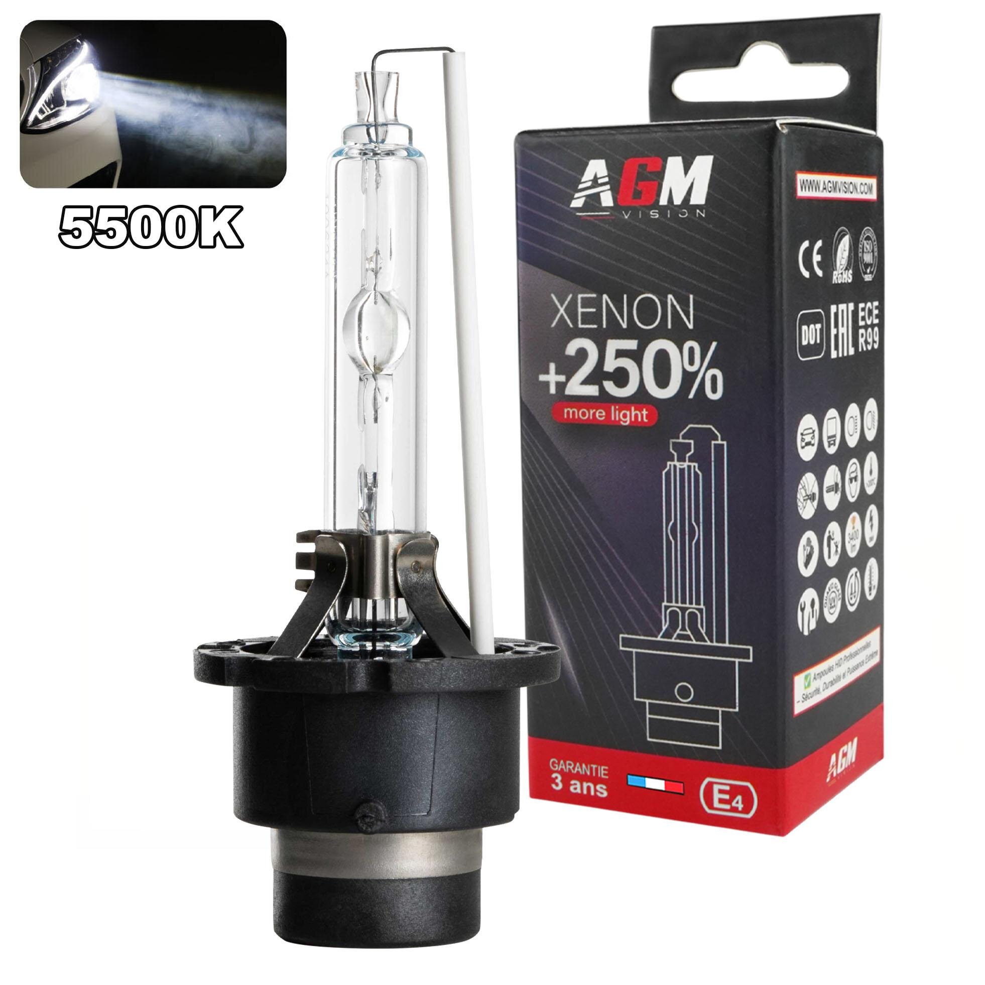 Lâmpada Xenon D4S 5500K - Optimium White +250% Lâmpada Xenon D4S 5500K - Optimium White +250%