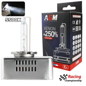 Bombilla Xenón D5S 5500K - Blanco Óptimo +250% - AGM Vision