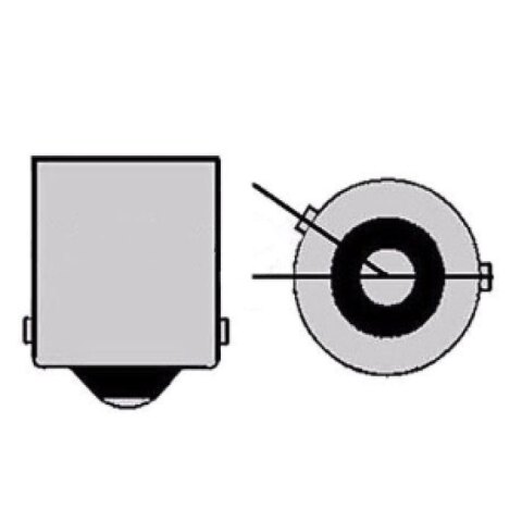 Lampadina LED PY21W-BAU15S VORTEK MAX (arancione)