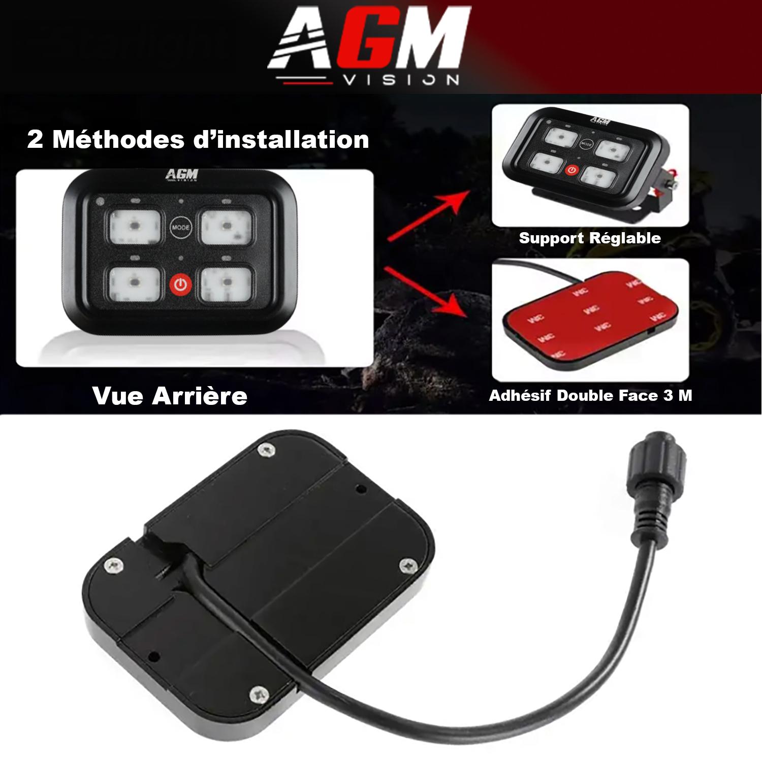 4-button control panel for additional lighting / LED bar