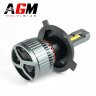 Ampoule LED H4 Titanium XS - blanc chaud 4300 K