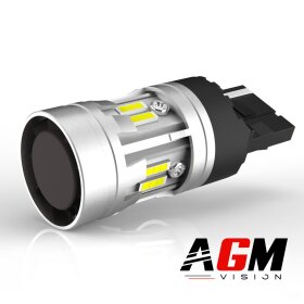 Bombilla LED T20 W21W VORTEK MAX (blanca) - Luces de marcha atrás - AGM Vision