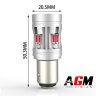 Lampadina LED P21/5W-BAY15D VORTEK MAX (rossa)