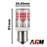 Ampoule LED P21/5W-BAY15D - UltraBoost - Rouge
