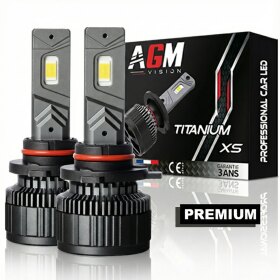 Kit d’ampoules HB3-9005 LED Titanium XS - V2 - AGM Vision