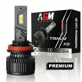 LEDバルブ H9 チタニウム XS - V2 - AGM Vision