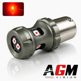 Ampoule LED P21/5W Endura (rouge) - AGM Vision
