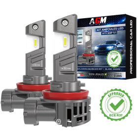 Kit d’ampoules LED H11 XHP 1:1 homologuées ECE R37 – blanc 6000K - AGM Vision