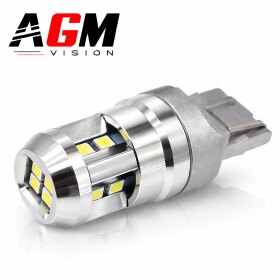 Ampoule LED T20 W21W SMART (Blanc) - AGM Vision