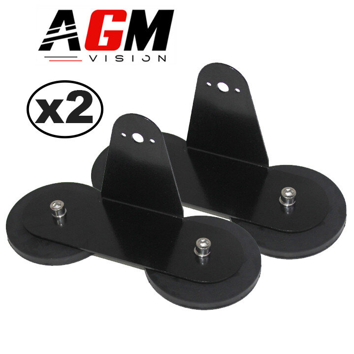 KIT 2 SUPPORTS BARRE LED MAGNÉTIQUE 88mm - TYPE 1 KIT 2 SUPPORTS BARRE LED MAGNÉTIQUE 88mm - TYPE 1