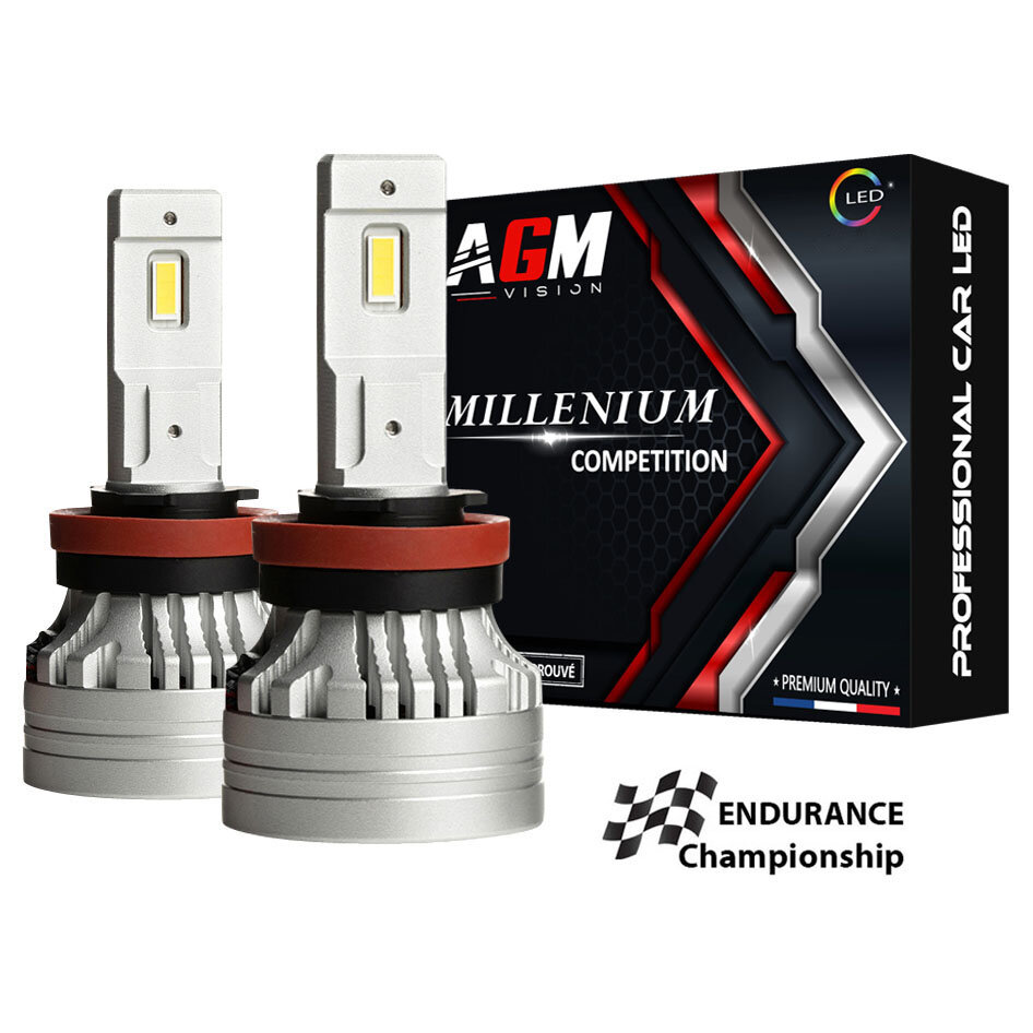 Kit Ampoules LED H8 MILLÉNIUM COMPÉTITION Kit Ampoules LED H8 MILLÉNIUM COMPÉTITION
