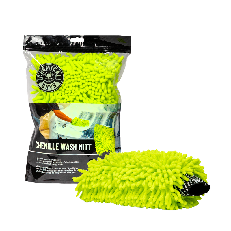 GUANTE DE LAVADO DE MICROFIBRA CHENILLA CHEMICAL GUYS GUANTE DE LAVADO DE MICROFIBRA CHENILLA CHEMICAL GUYS